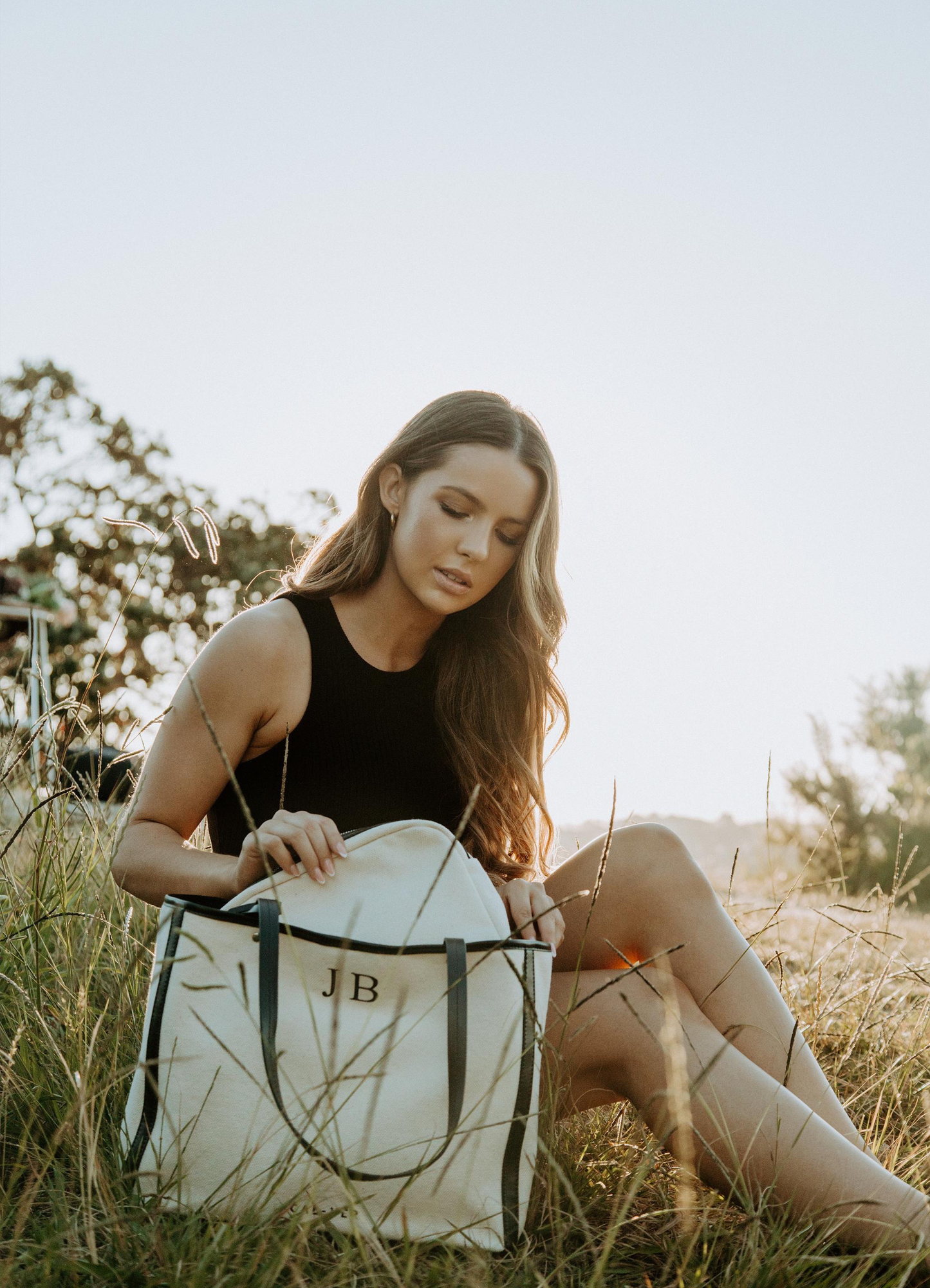The Personalised OXFORD Tote - Black