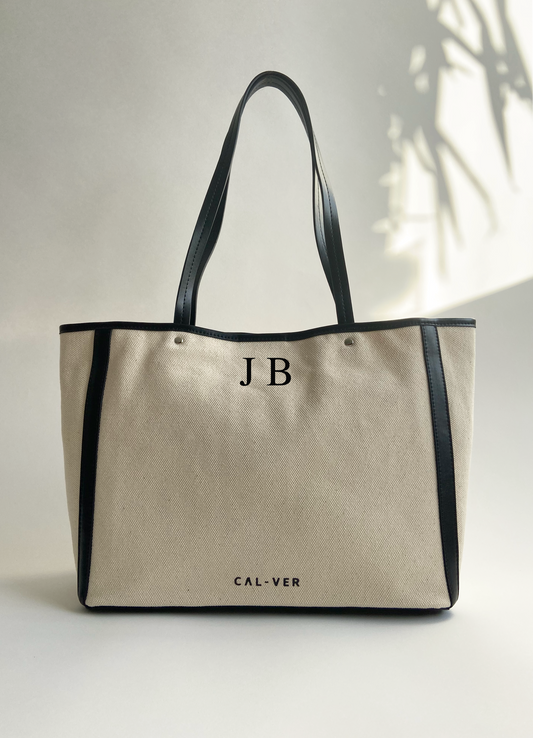 The Personalised OXFORD Tote - Black